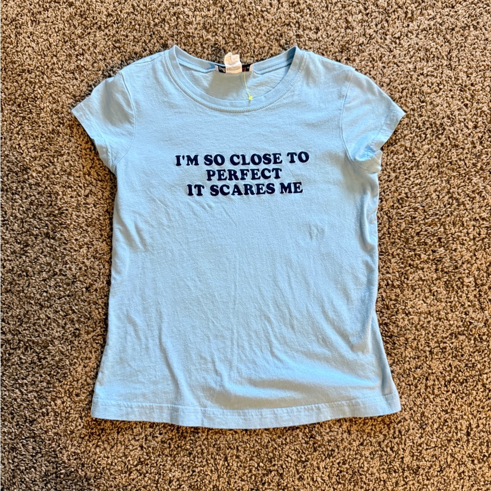 Self Esteem y2k Baby Tee